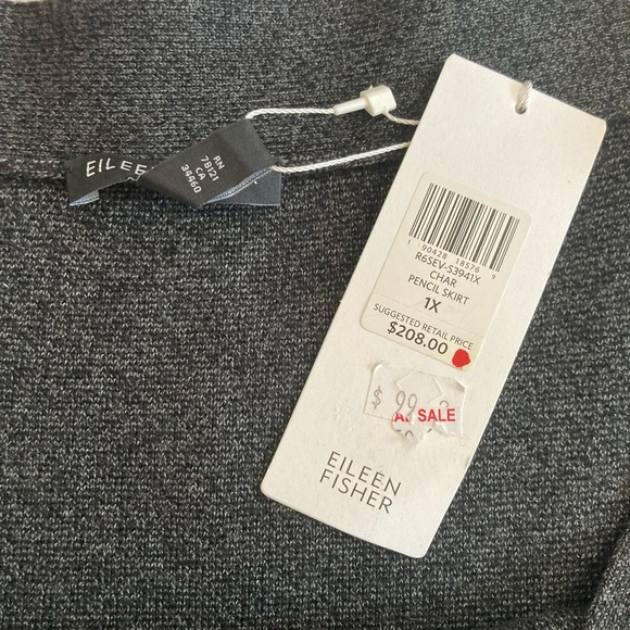 Eileen Fisher Tencel Merino Mini Skirt - Picture 6 of 7